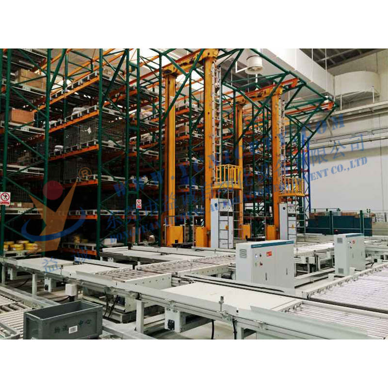 Intelligent storage automation stereo warehouse